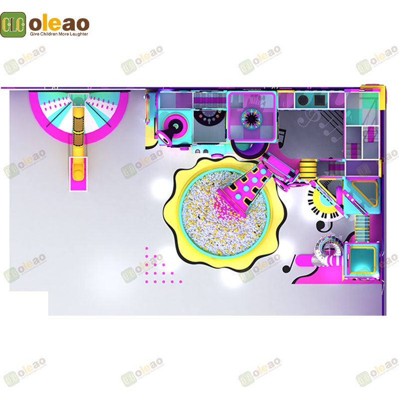 Indoor Playground Equipment Soft Play Toddler Climbing Kids Adventure Park (Ball Pit Combo) 