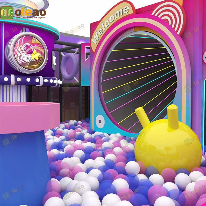Indoor Playground Equipment Soft Play Toddler Climbing Kids Adventure Park (Foam Gym Mat)