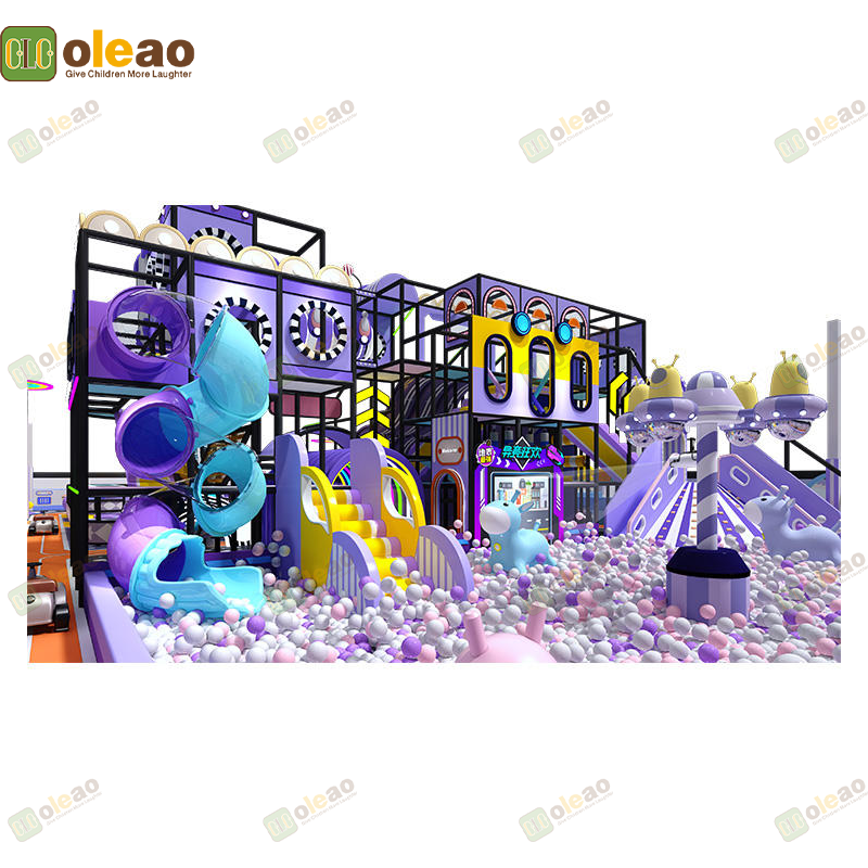 Indoor Playground Equipment Soft Play Toddler Climbing Kids Adventure Park (Foam Slide) 