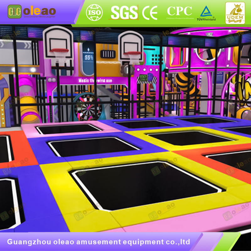 Indoor Multi-Layer Naughty Fort Combo - With Slide/Ball Pit/Climbing Net/Swing Bridge, Modular Assembly - Main Project for Mall Atriums/Kids' Parks - SGS-Certified Eco-Friendly EVA, Anti-Fall Soft Pad