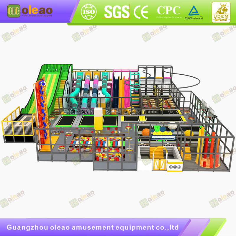 Custom Non-Standard Kids' Play Castle - Customized by Venue Size, Brand Logo Printable - For Chain Kids' Parks/Commercial Complexes - 90% Space Utilization, Free On-Site Survey