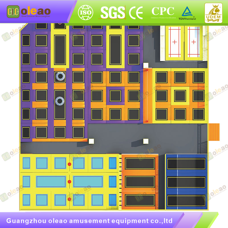 Trampoline Park – Dynamic Fitness Space – Kids Adventure Park for Energetic Youngsters