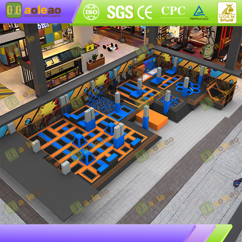 Trampoline Park – Balance-Improving Zone – Kids Adventure Park for Little Athletes