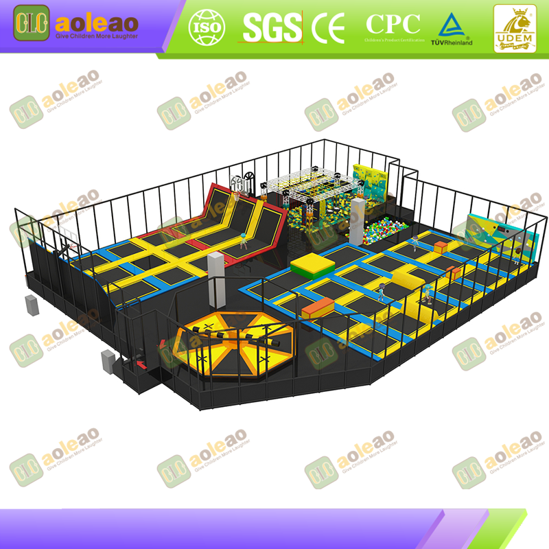 Trampoline Park – Energy-Burning Arena – Kids Adventure Park with Treasure Hunts