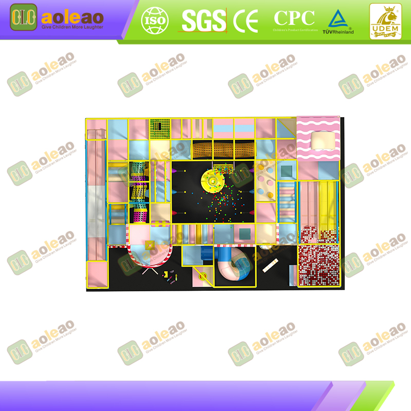  Kids' Indoor Playground + Integrated Climbing & Crawling Structure + Kindergarten Play Area + Ideal for Physical Training