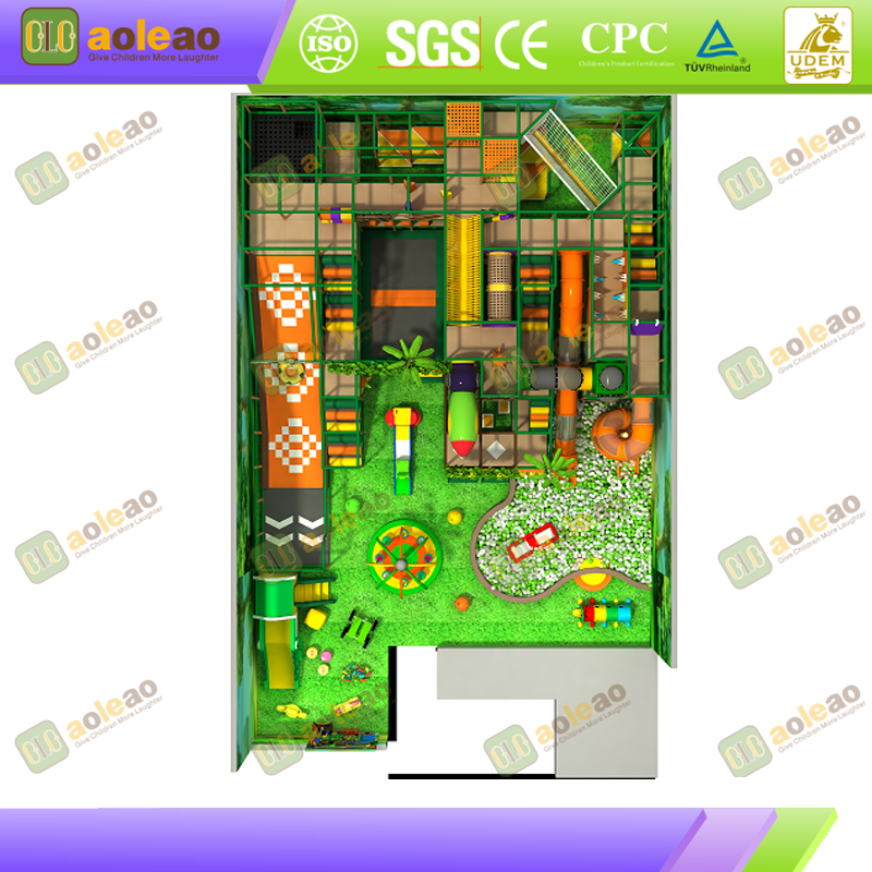 Forest Treehouse Soft Play Combo - Simulated Wooden House + Tunnel - For Parent-Child Restaurant - Themed Immersive Experience