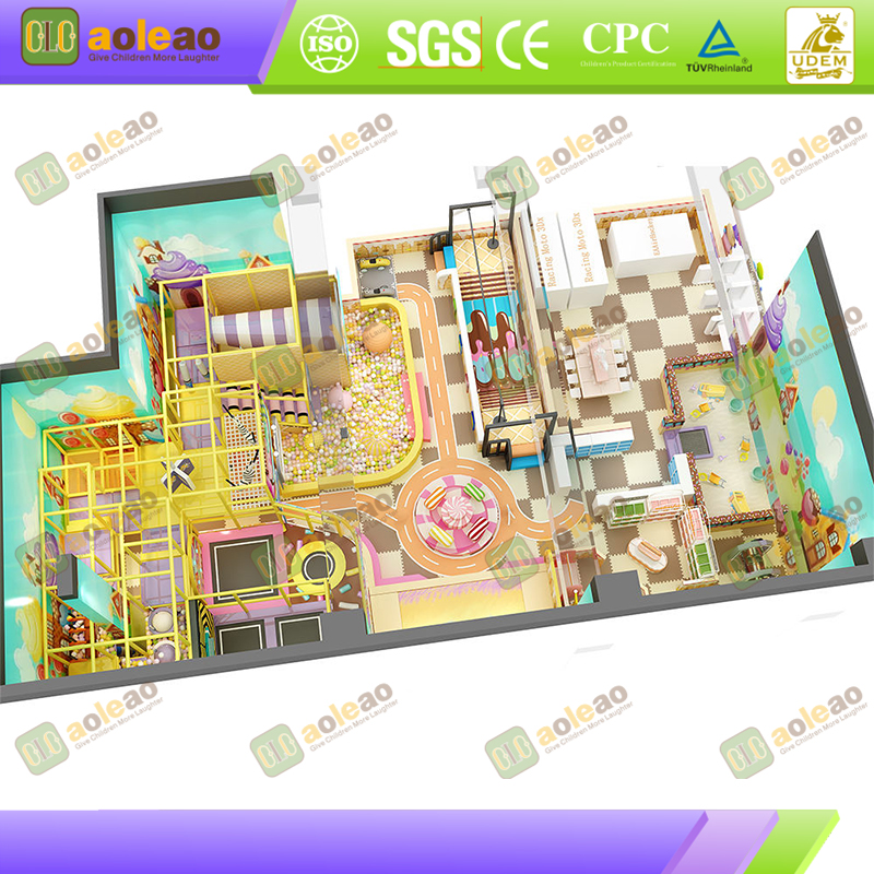 Custom Frame Playground Castle - Custom Design & Functions - Irregular Shops/Playground Renovations - Personalized Customization & High Adaptability