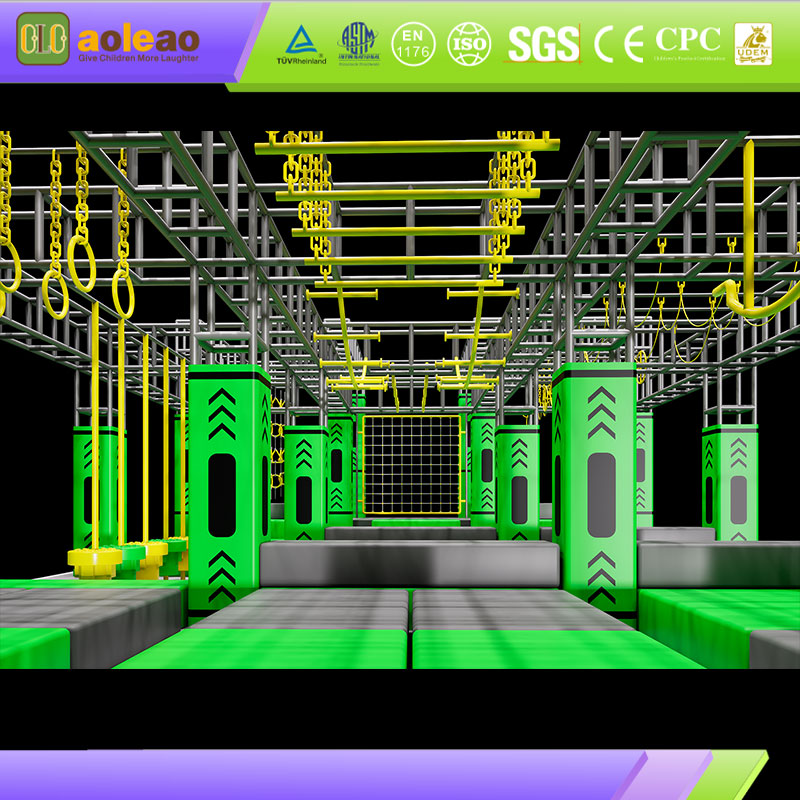 Indoor Ninja Challenge Equipment-Modular Splicing-Indoor Amusement Park-Easy Installation | Aoleao