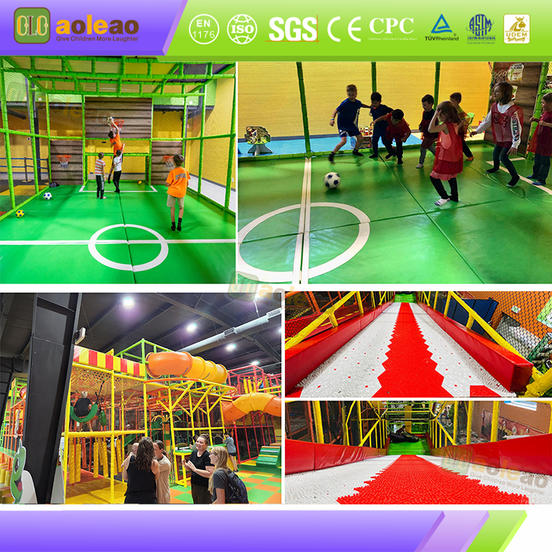 Small Playground Slide Interactive Maze, Indoor Park, Eco Material Safe