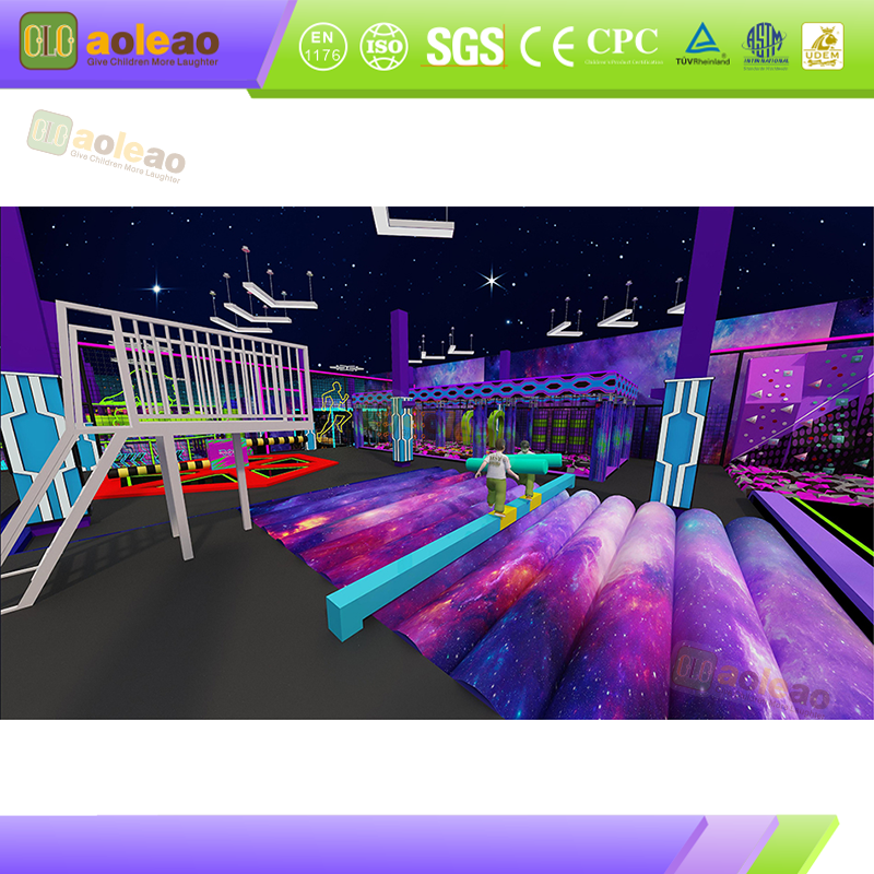 Commercial Trampoline Thickened Spring High Elasticity Indoor Trampoline Park Strong Load-Bearing Durable