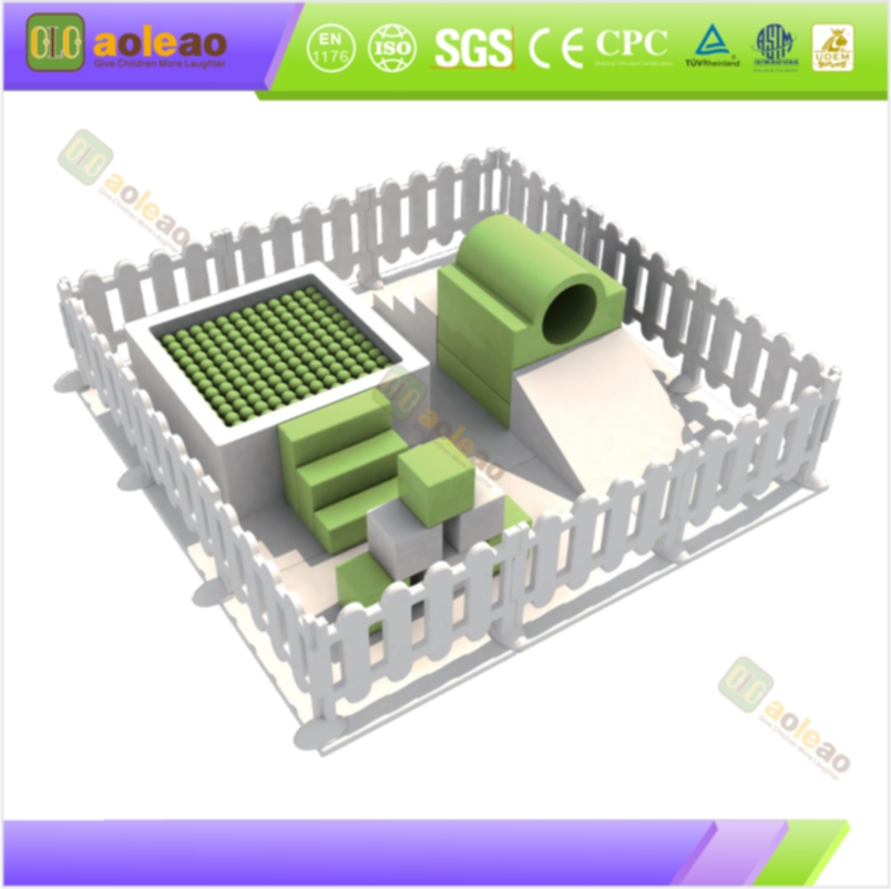 Soft Play Slide - Fully Padded Curved Surface - Indoor Playground Mini Slide - Anti-fall, Non-slip & Kid-safe | Aoleao