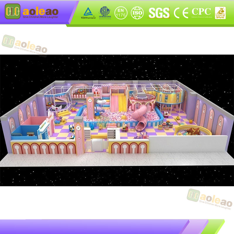 Kids Naughty Castle Ball Pit & Slide For Kindergarten Preschool Intelligence & Physical Improvement