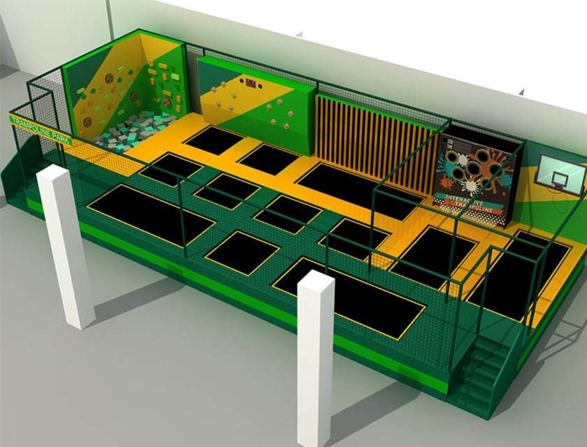 Basketball Trampoline Park Equipment