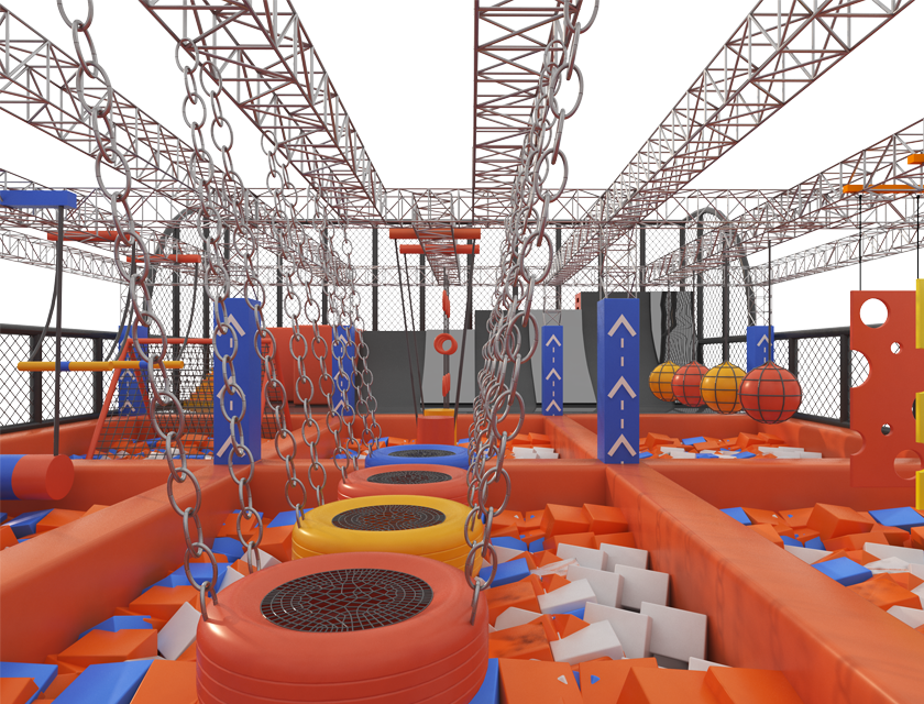 Large Ninja Course Equipment