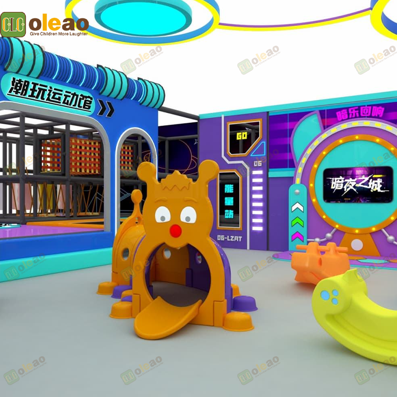 Custom Indoor Playgrounds with Slides, Climbs & Adventure Zones