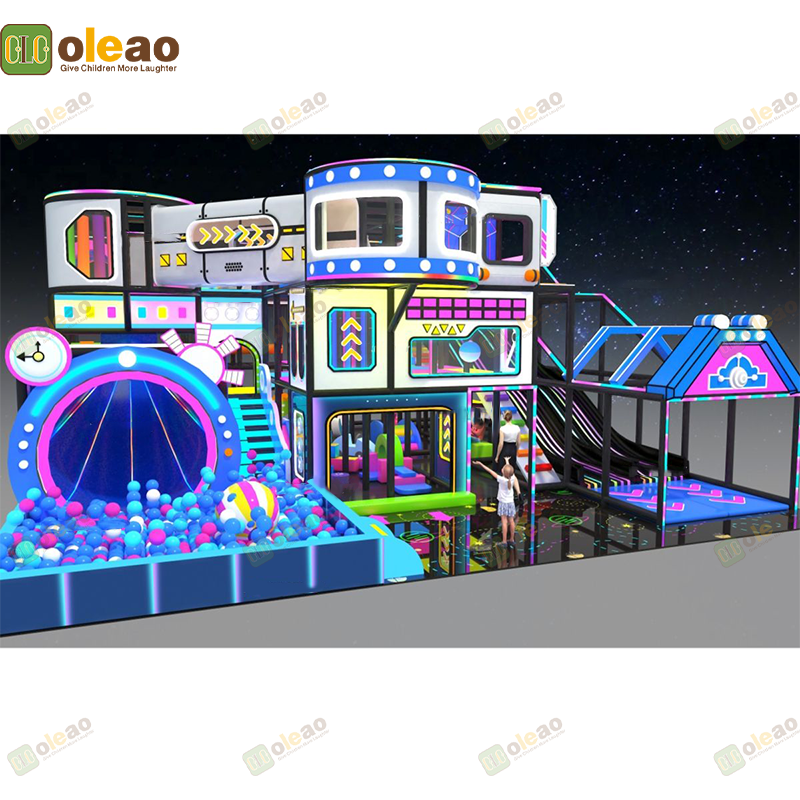  Indoor Playground Equipment Soft Play Toddler Climbing Kids Adventure Park (Slide & Swing Combo)