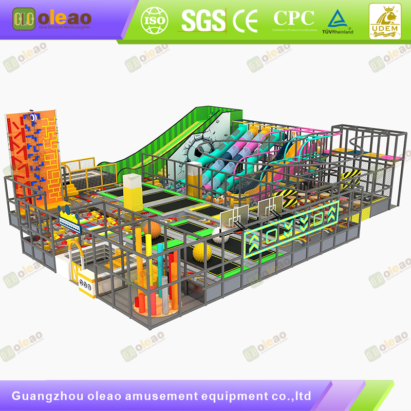 Custom Non-Standard Kids' Play Castle - Customized by Venue Size, Brand Logo Printable - For Chain Kids' Parks/Commercial Complexes - 90% Space Utilization, Free On-Site Survey