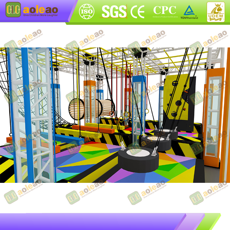 Ninja Course: Skill Training, Recreation and Strength Building in courses of a skill-training or recreational nature - Kids Adventure Park Model