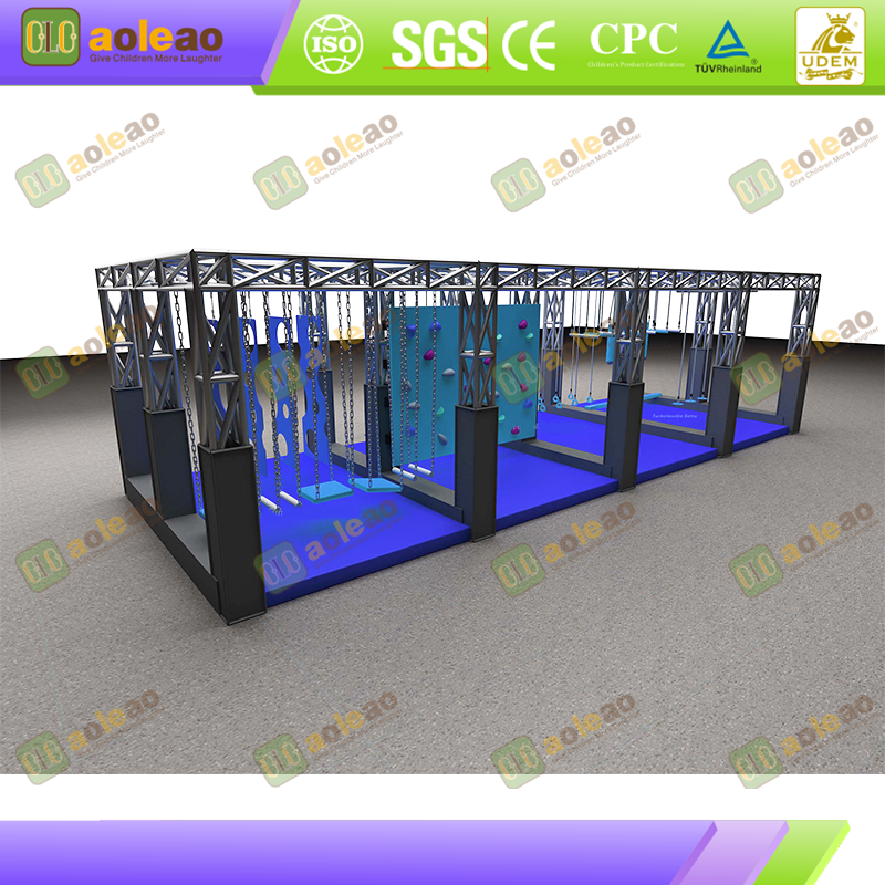 Ninja Course Strength Reinforcement in Recreational Skill Training courses of a skill-training or recreational nature - Feature of Kids Adventure Park