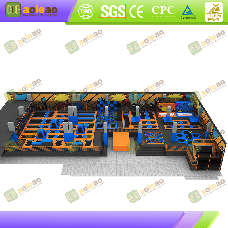 Trampoline Park – Balance-Improving Zone – Kids Adventure Park for Little Athletes