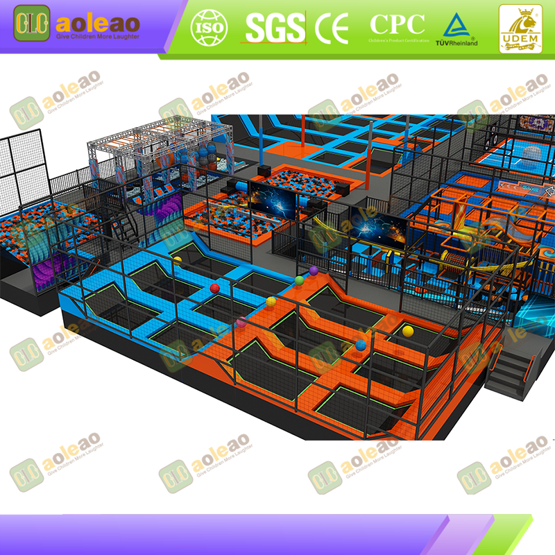 Trampoline Park –Kids Adventure Park with Skill-Testing Games