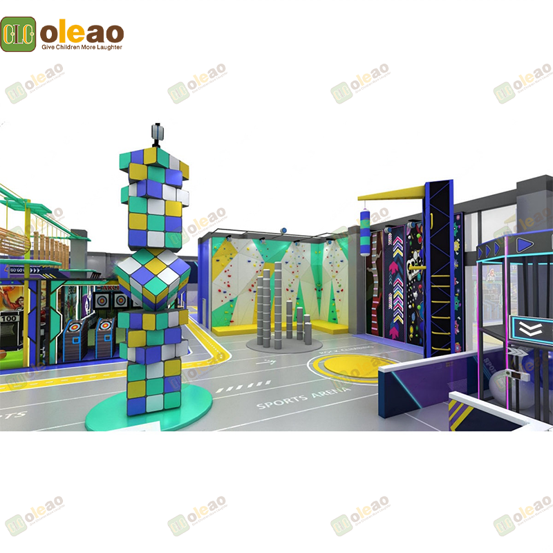 Indoor Playground Equipment Soft Play Toddler Climbing Kids Adventure Park (Ball Pit & Tunnel Combo) 