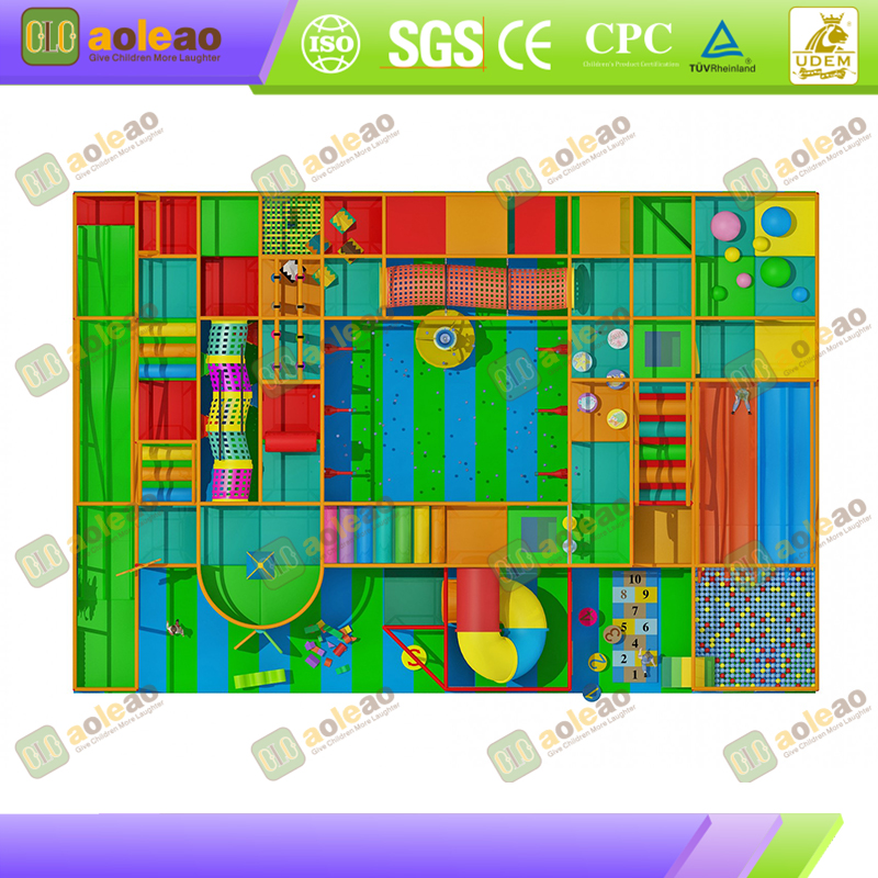 Kids' Indoor Playground + Wear-resistant & Durable Material + Long-term Amusement Park Operation + Reduce Replacement Cost