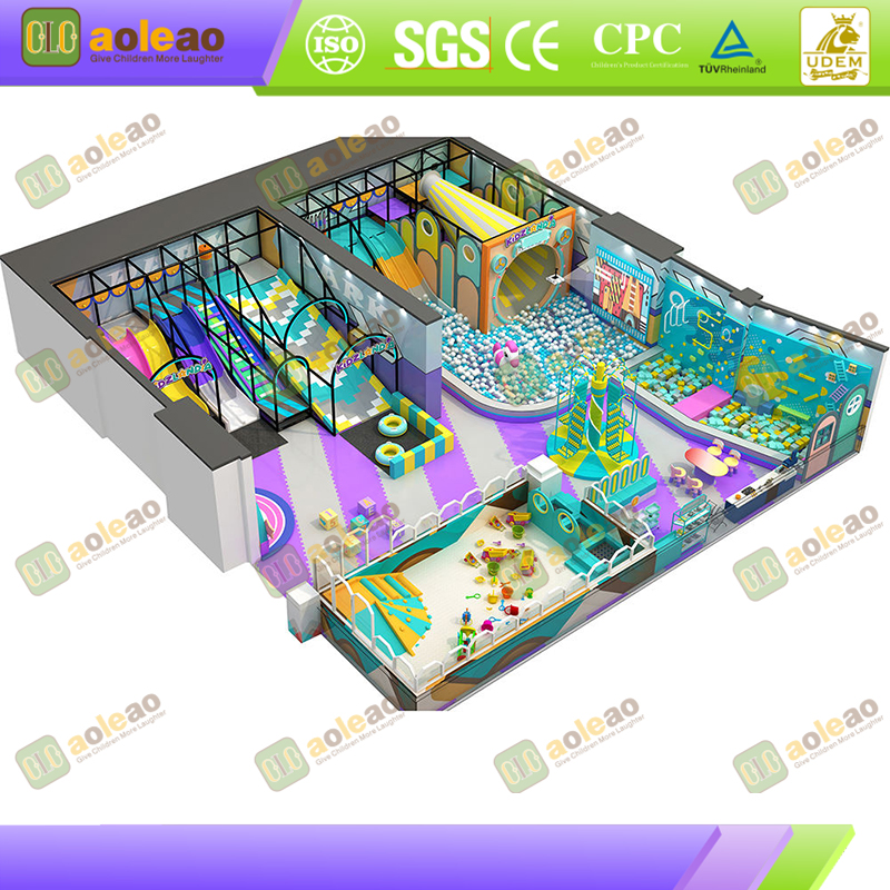 Foldable Frame Playground Castle - Quick Storage & Space-Saving - Family Villas/Private Clubs - Flexible Use & No Idle Time