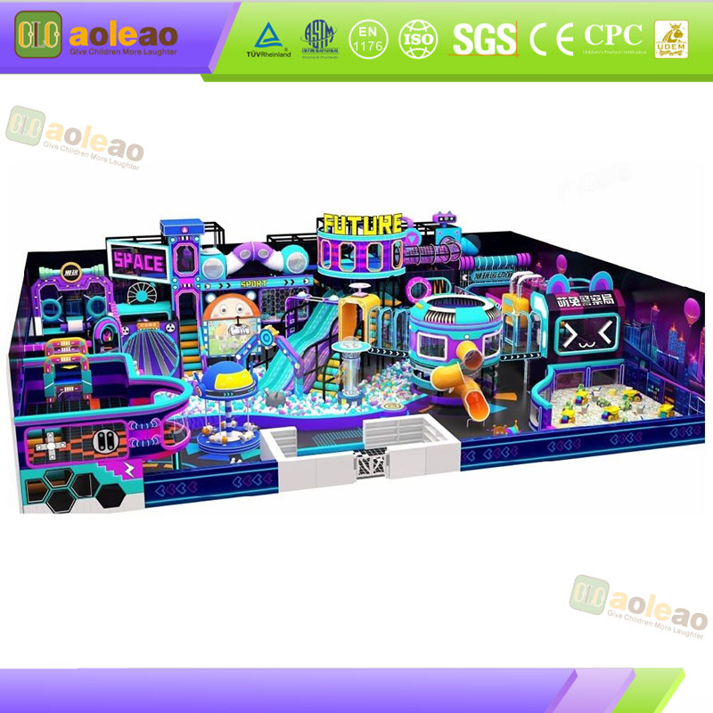 Pusat Beli-belah Atrium Naughty Castle Peralatan Trafik Besar Pusat Beli-belah Tingkatkan Aliran Pelanggan