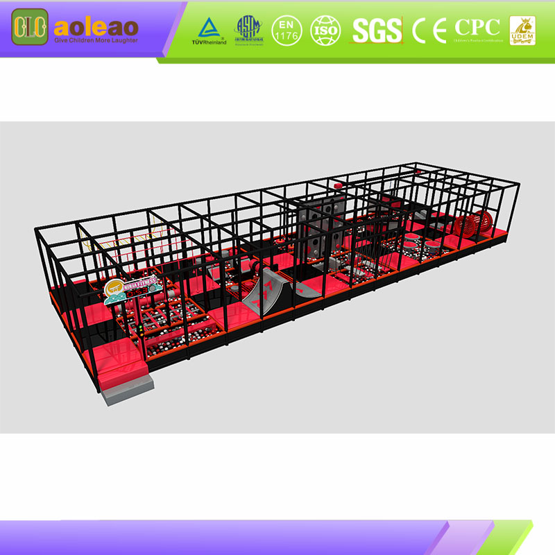 Indoor Ninja Extreme Obstacle-Competitive Gameplay-Sports Entertainment Venue-Immersive Experience | Aoleao