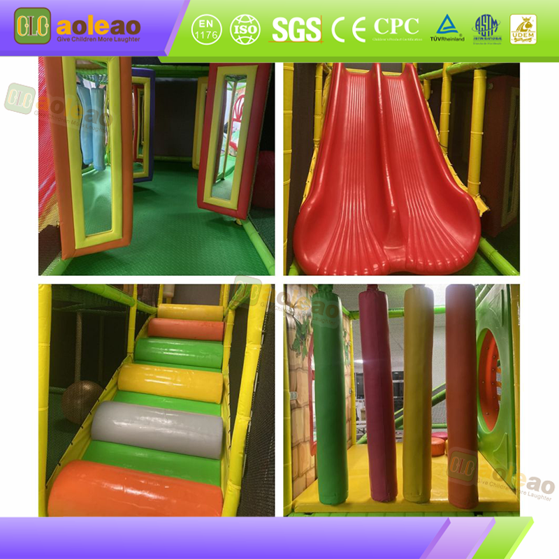 Small Playground Slide Adventure Maze, Indoor Entertainment, Anti-Collision