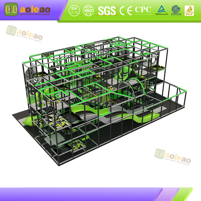 Indoor Playground Equipment Soft Play Toddler Climbing Kids Adventure Park (Foam Swing) 