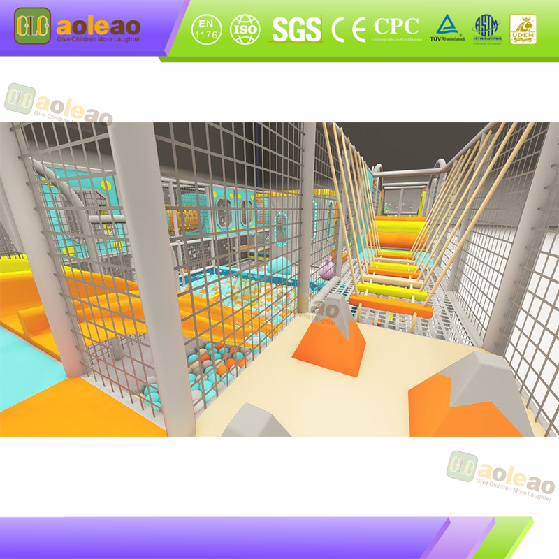 Small Playground Challenge Maze Slide, Indoor Play Equipment, Eco-Friendly