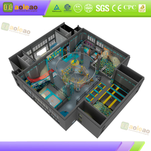بڑا مشترکہ ٹرامپولین پارک- ماڈیولر سپلائینگ ڈیزائن- تفریحی پارک- کسٹم لے آؤٹ | Aoleao