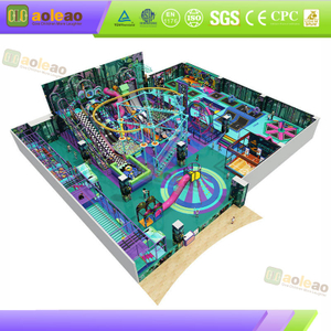 indoor adventure park with rope course zones