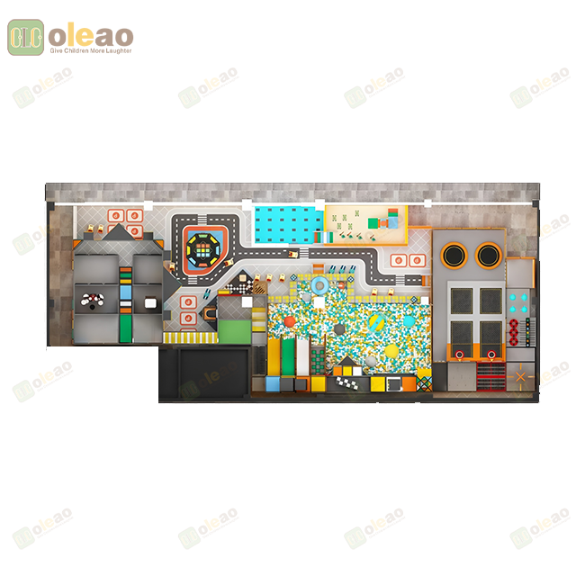 Palestra della giungla indoor e attrezzature per il gioco morbido per uso commerciale
