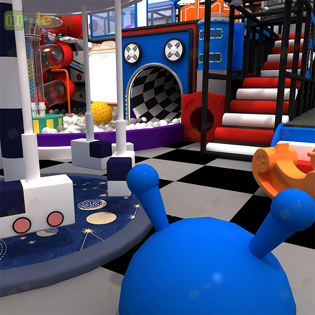 All-in-One Indoor Playground Systems – Trampoline, Slide & Climbing