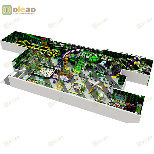 Indoor Entertainment Center Equipment with Climbing Walls