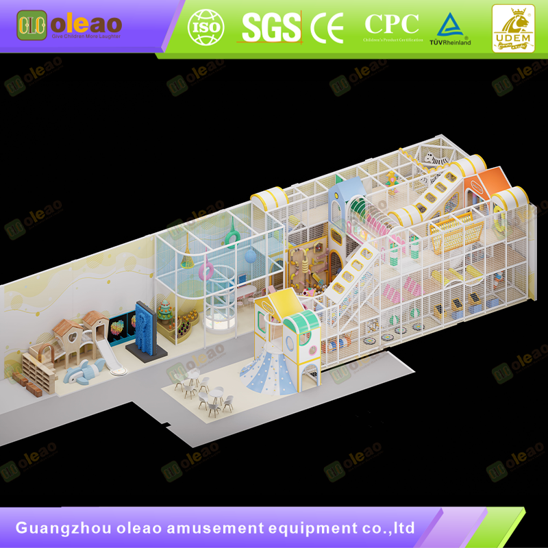 Kids' Indoor Slide & Climbing Combo - Adjustable-Angle Slide+Soft-Padded Climbing Frame, Round Edges No Sharp Parts 