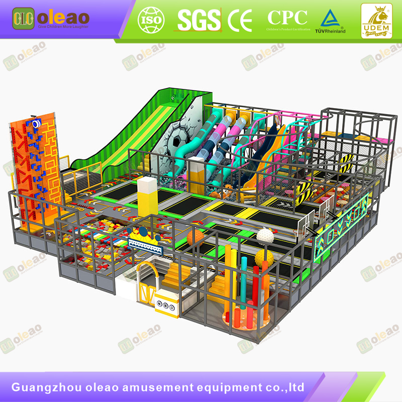 Custom Non-Standard Kids' Play Castle - Customized by Venue Size, Brand Logo Printable - For Chain Kids' Parks/Commercial Complexes - 90% Space Utilization, Free On-Site Survey