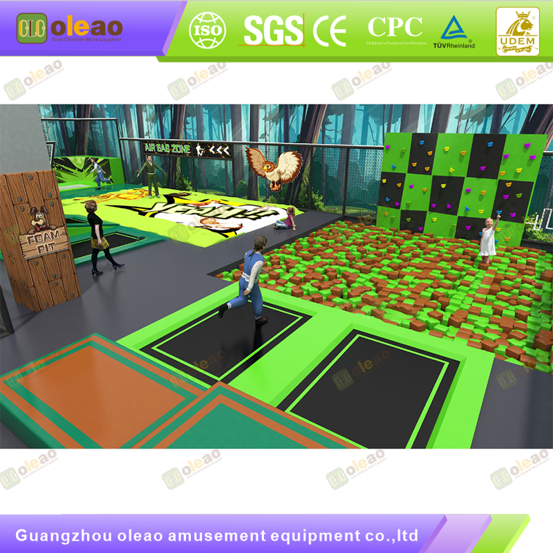  Trampoline Park – Coordination-Boosting Zone – Kids Adventure Park with Skill-Building Games