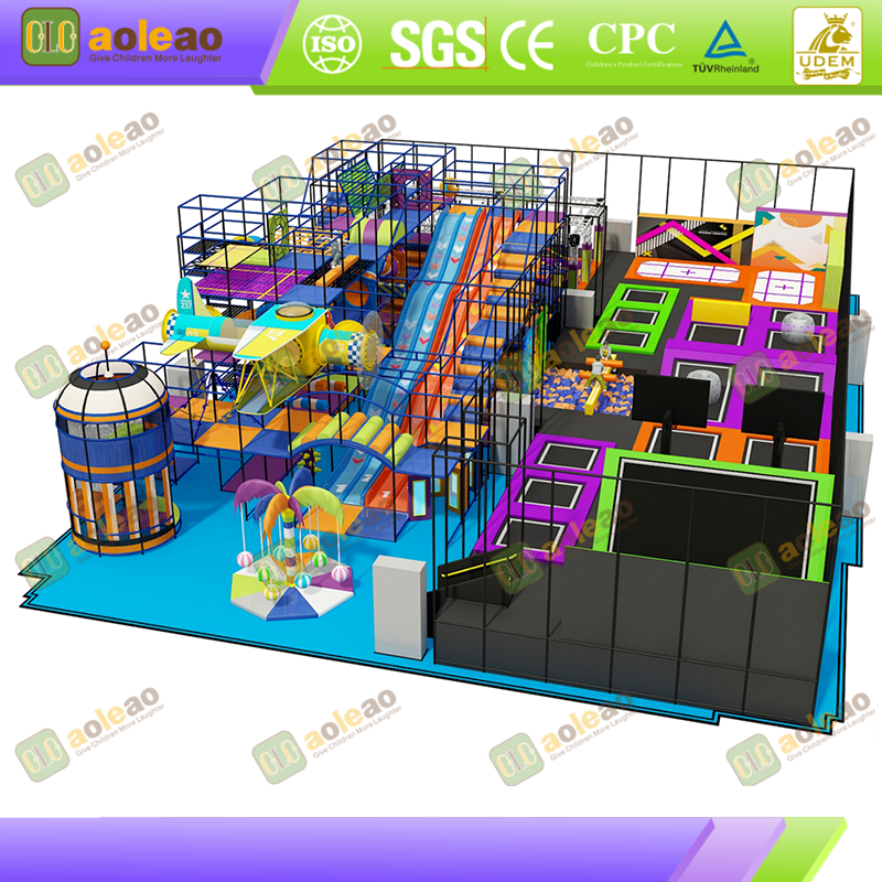 Trampoline Park – Endurance-Building Haven – Kids Adventure Park with Adventure Trails