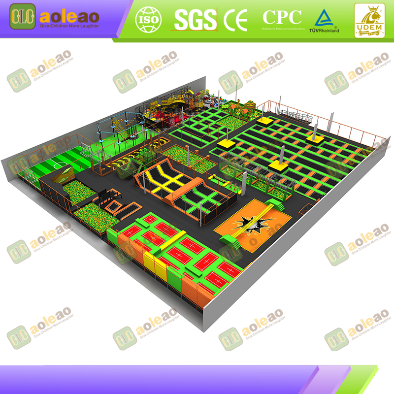 Trampoline Park – Fun-Filled Fitness Hub – Kids Adventure Park with Group Activity Zones