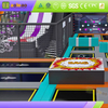 Battle Zone Trampoline Multiplayer Competition Indoor Trendy Venues Stress Relief Social