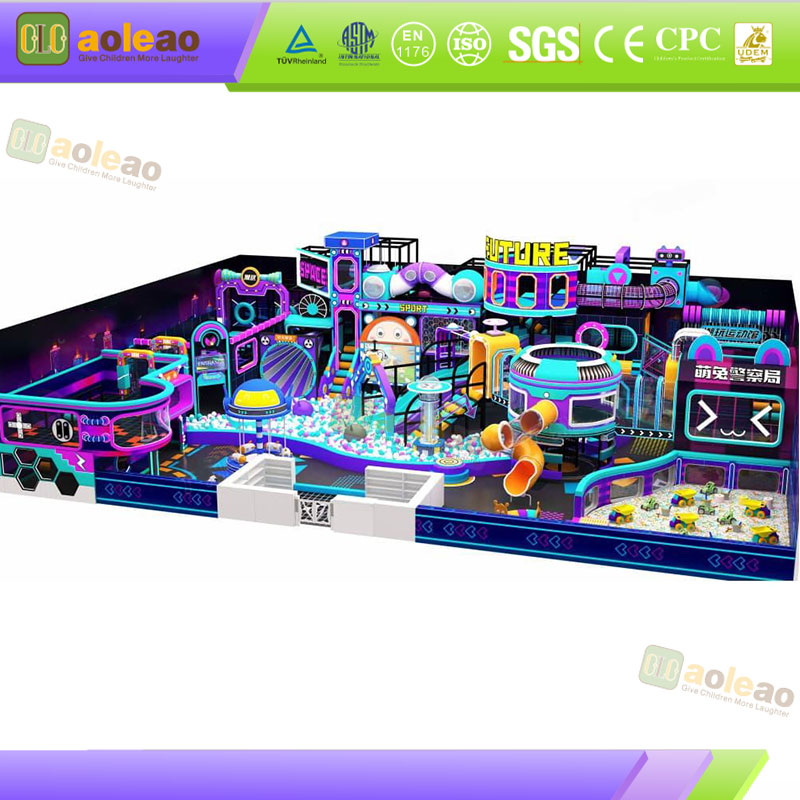 Pusat Beli-belah Atrium Naughty Castle Peralatan Trafik Besar Pusat Beli-belah Tingkatkan Aliran Pelanggan
