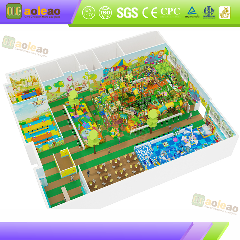 Small Soft Play Slide Maze Equipment, Kids Growth Park, Improve Balance