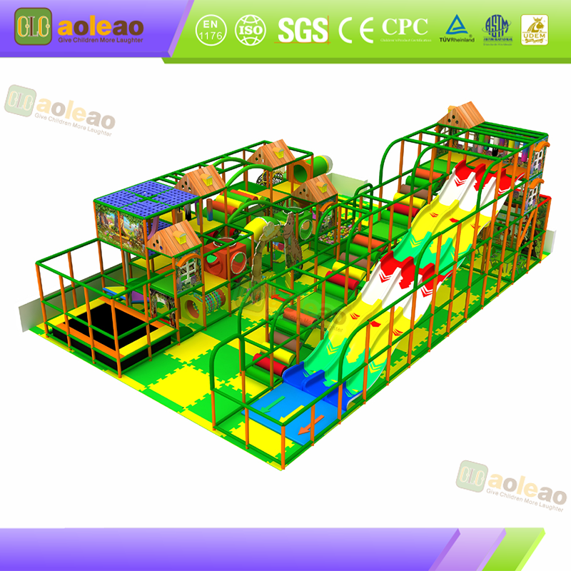 Small Soft Play Slide Maze Facility, Mini Indoor Playground, Strong Adaptability