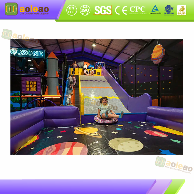 Small Frame Playground, Foldable & Easy Assembly, Indoor Kids Activity Center, Safe Non-Toxic Material & Space-Saving