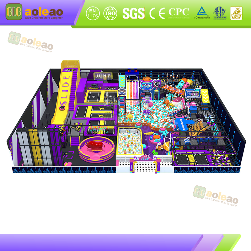 Export Commercial Trampoline Comply with International Standards Overseas Commercial Amusement Parks Cross-Border Special Supply Quality Compliance