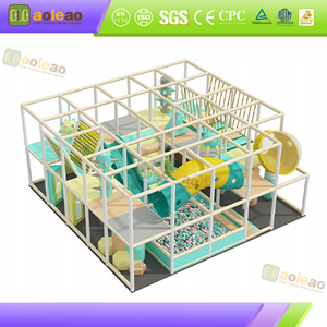 soft play structure with tunnel and ball pit